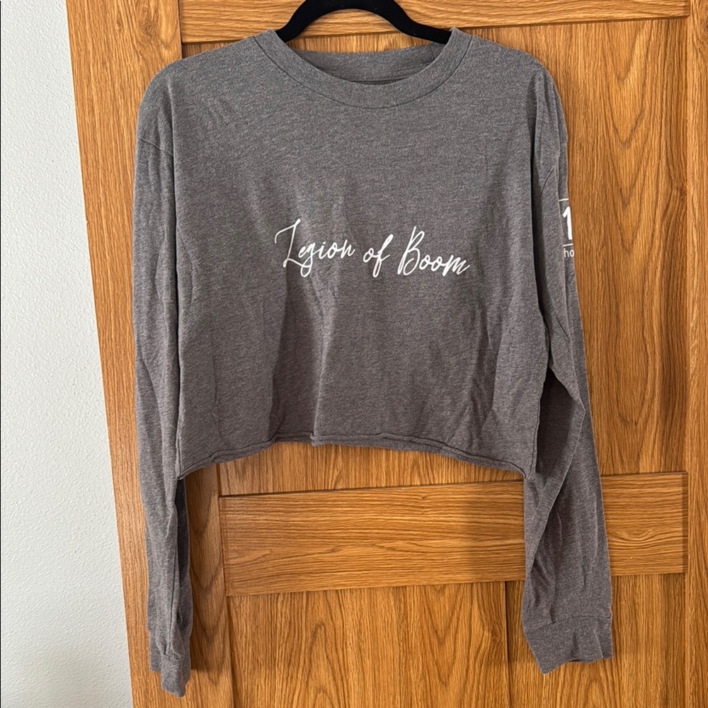 Gray Legion of Boom Women's Crop Top